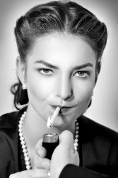Roxana Condurache as Lauren Bacall - Master Photography